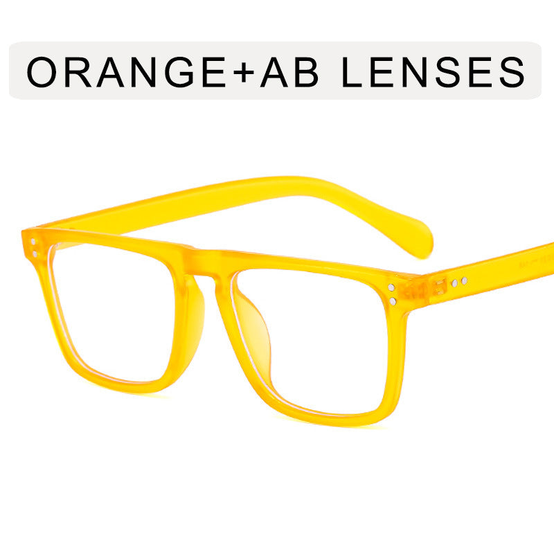 Venta al por mayor pequeño marco cuadrado retro arroz clavo PC hombres gafas de sol