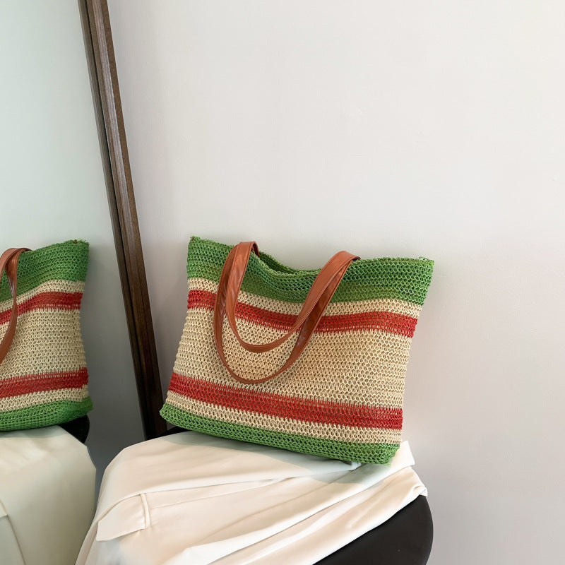 Wholesale Large Capacity Straw Woven Bags