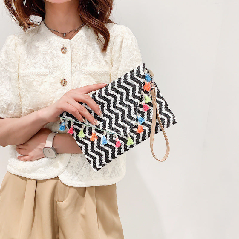 Venta al por mayor Carteras De Borla De Paja