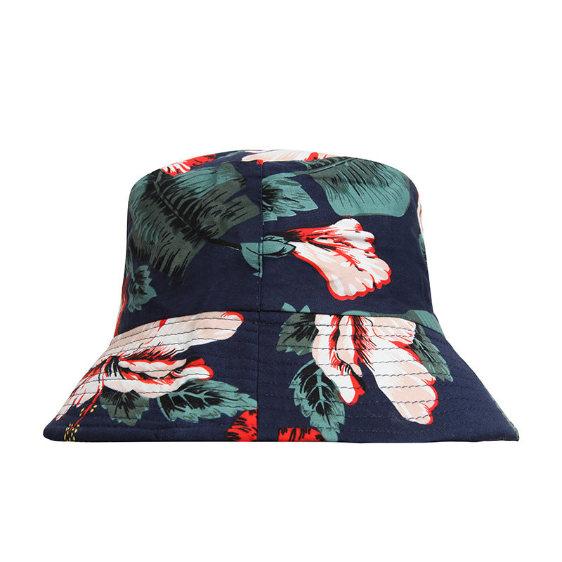 Wholesale Cotton Printed Wide Brim Bucket Hat