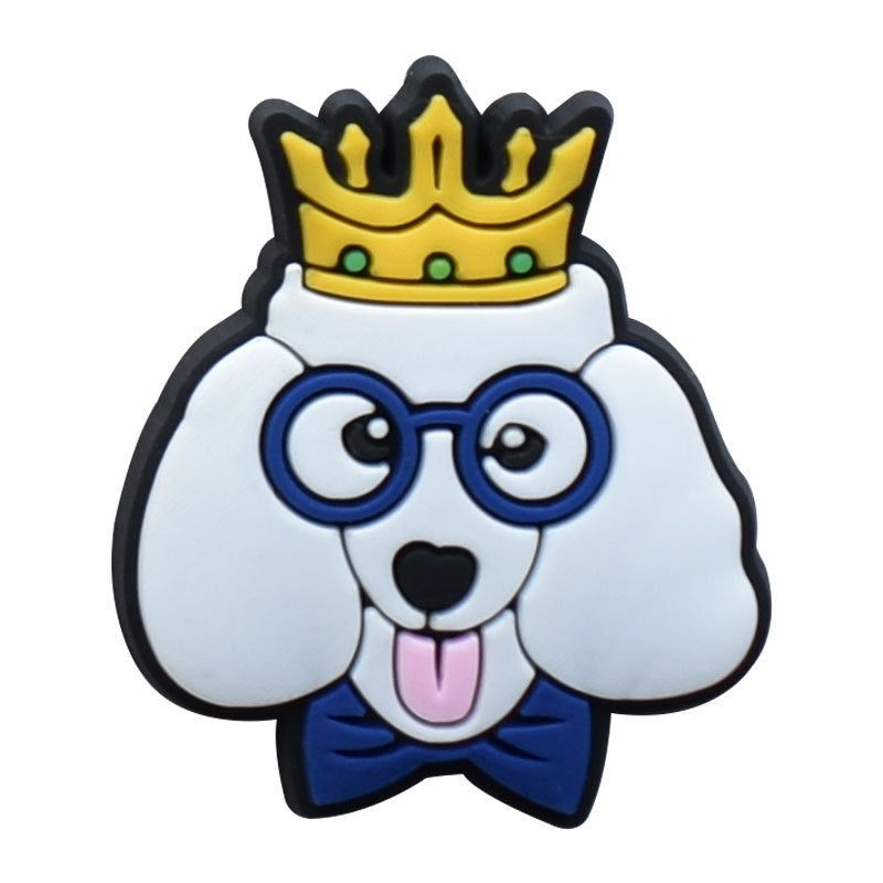 Wholesale 100pcs PVC Cartoon Dog DIY Shoe Buckle