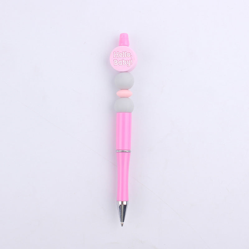Wholesale Cartoon Baby Round Silicone DIY Bead Pen