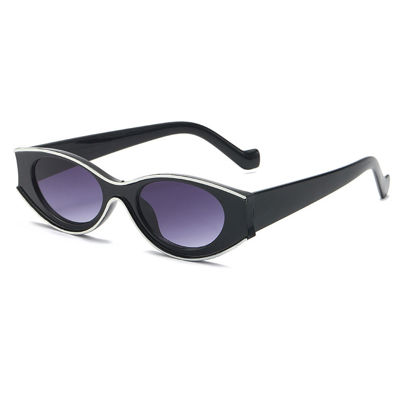 Wholesale Personalized Cat Eye Concave Frame PC Sunglasses