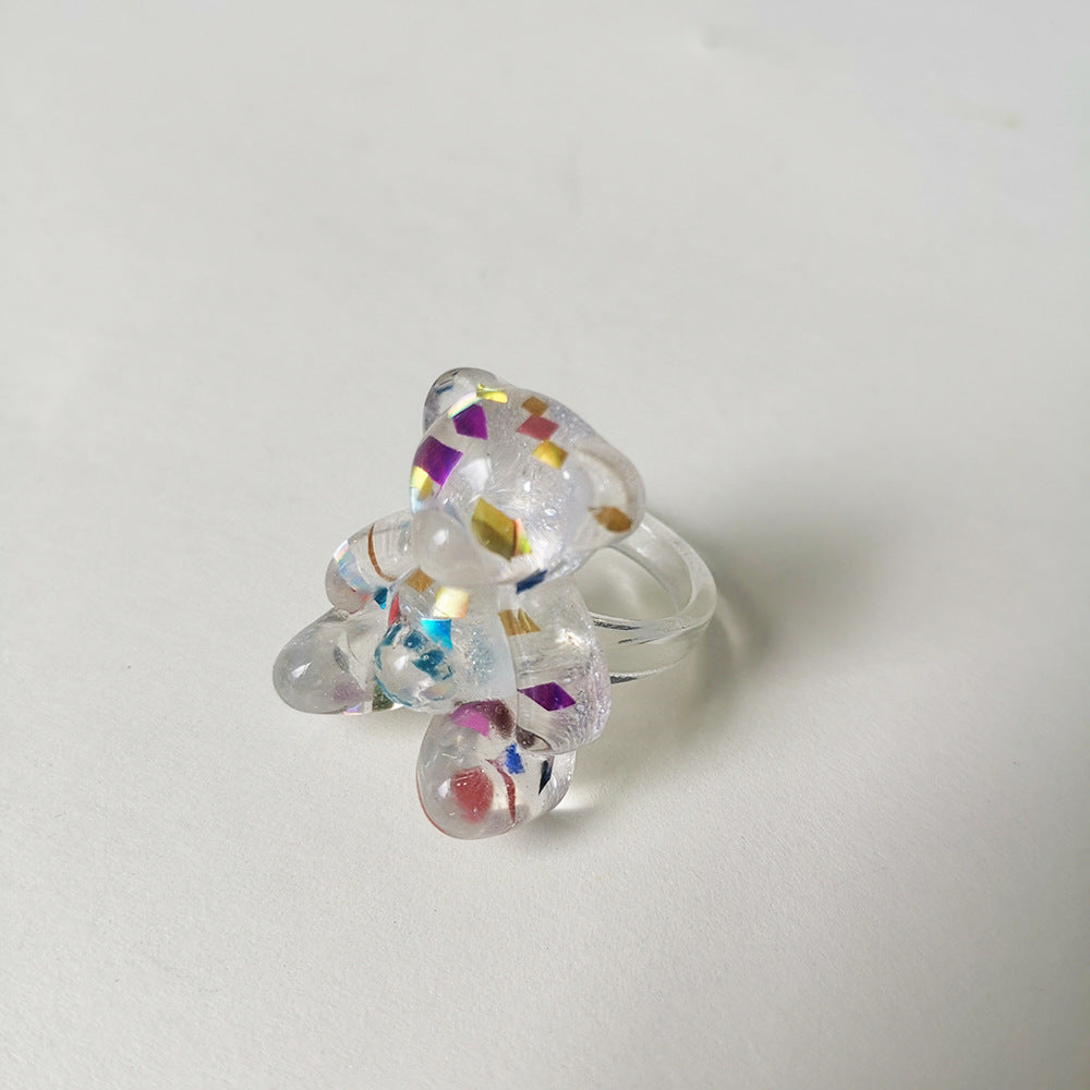 Anillo de resina de oso al por mayor