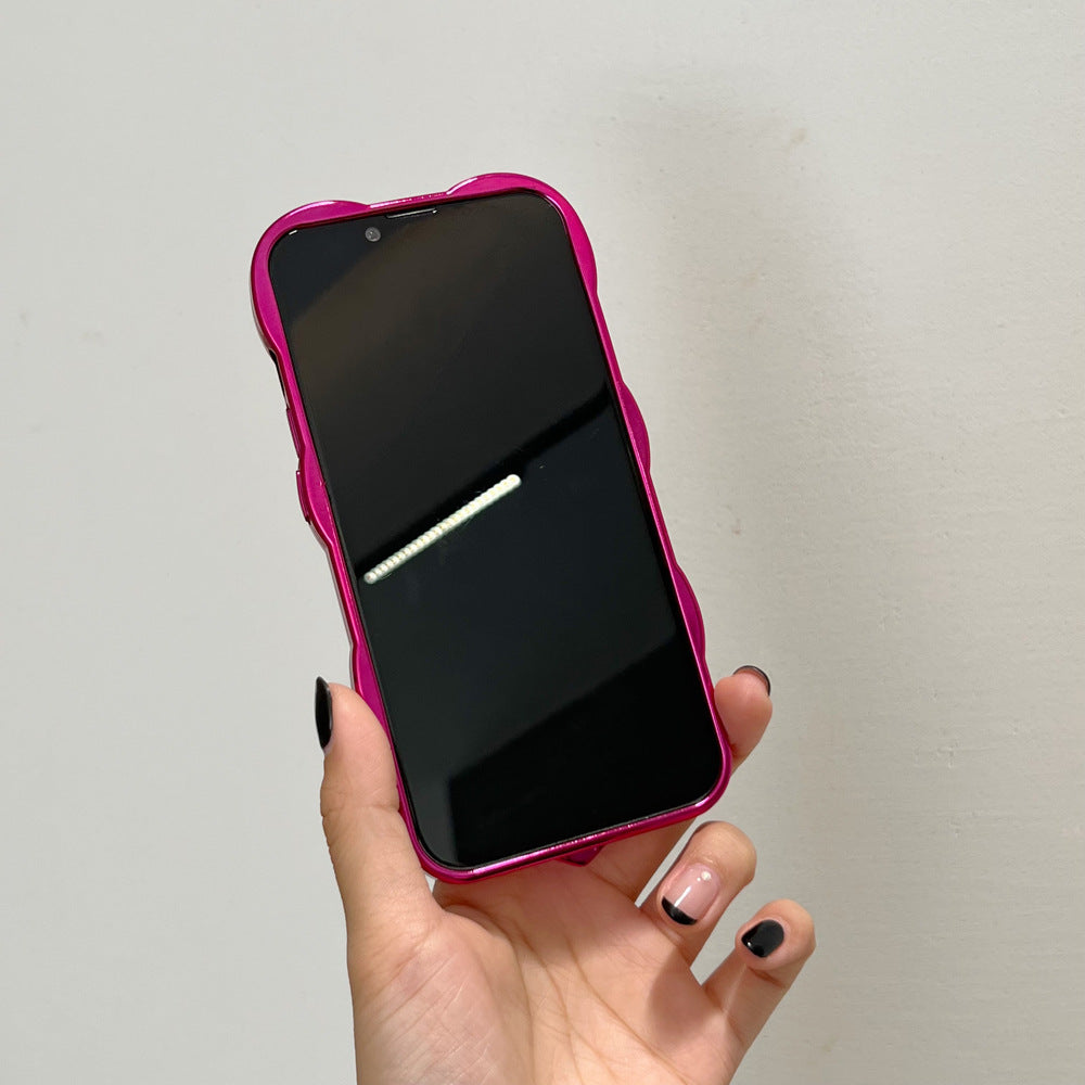 Wholesale TUP Rose Red Stacked Heart Phone Case