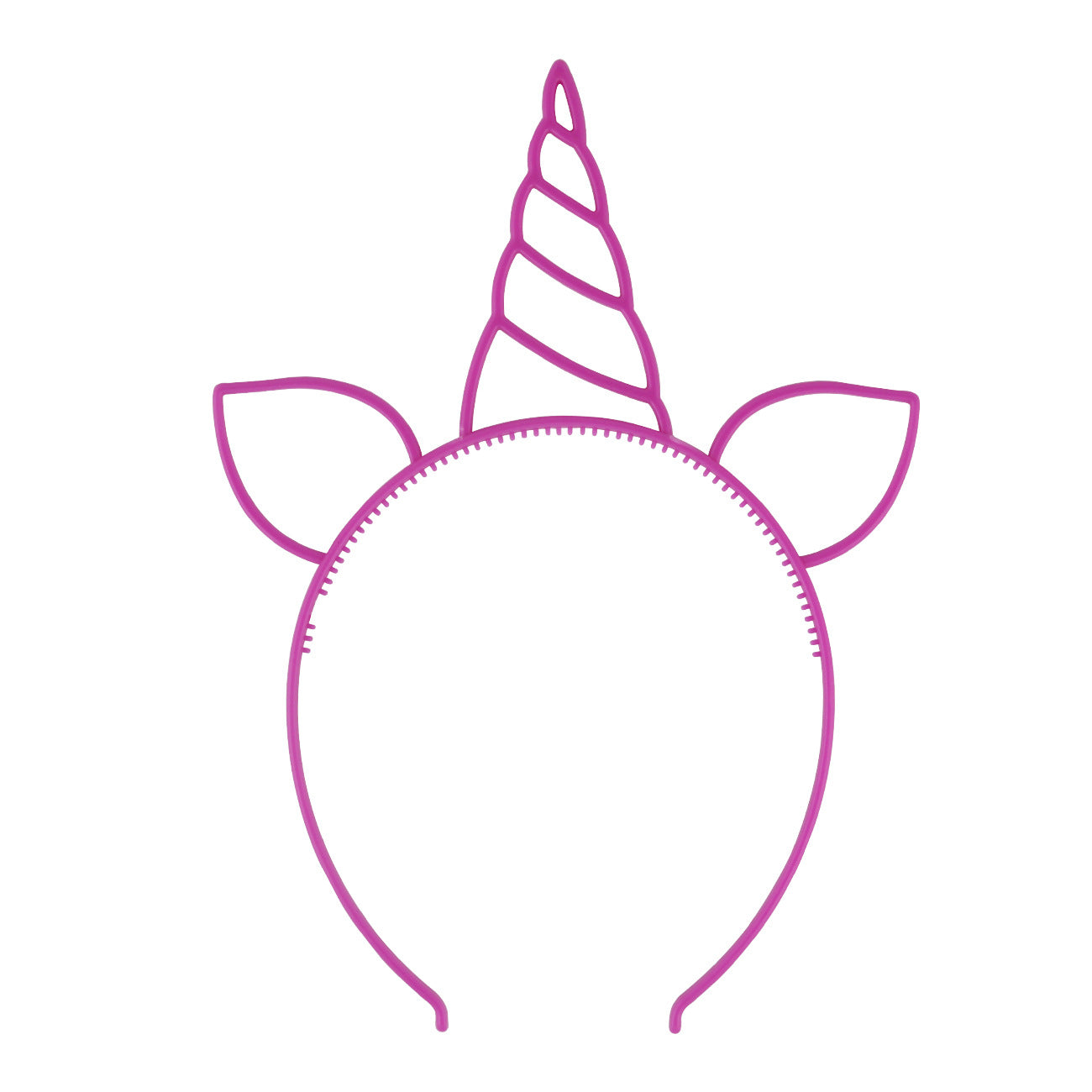 Wholesale Kids Candy Color Unicorn Plastic Headband