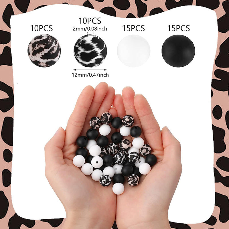 Cuentas de decoración de vacaciones de silicona al por mayor