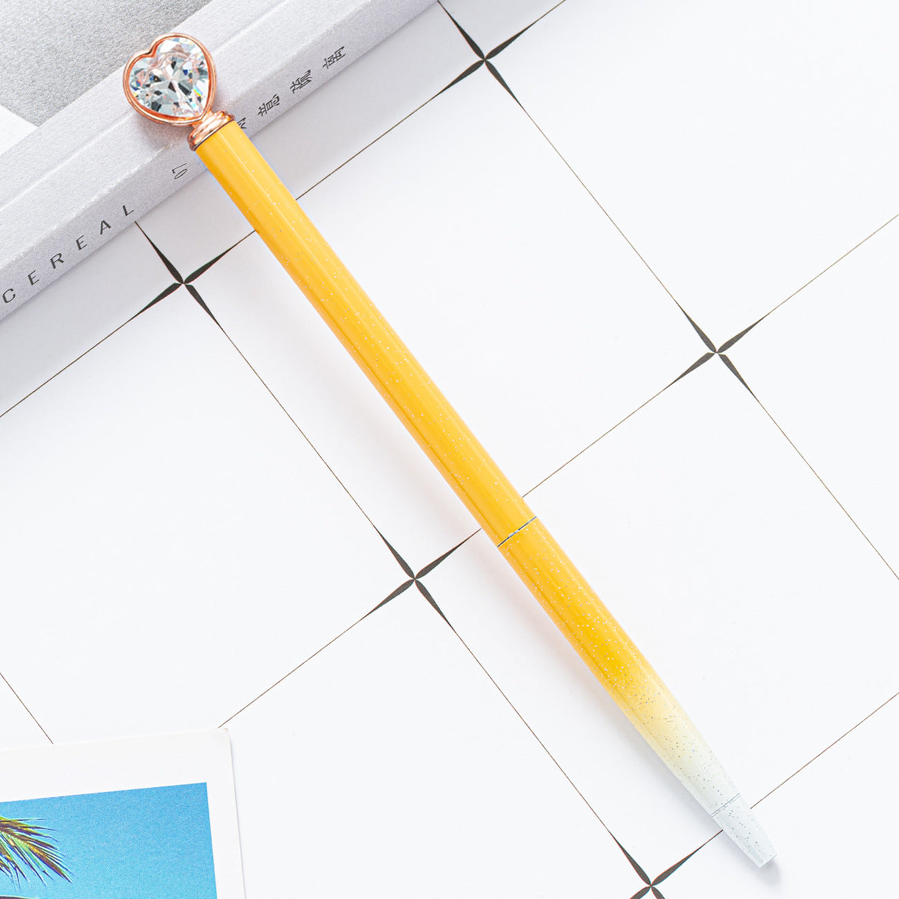 Bolígrafo De Metal Con Diamante De Corazón al por mayor