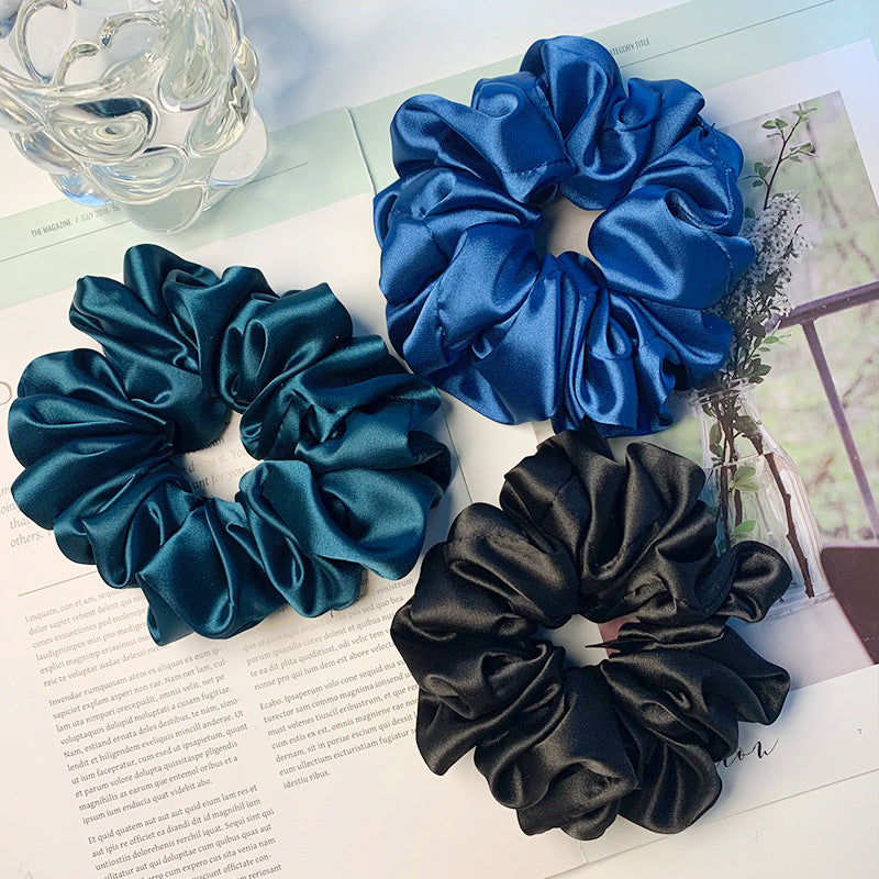 Gomas Para El Cabello Con Volantes De Terciopelo Grande Vintage al por mayor