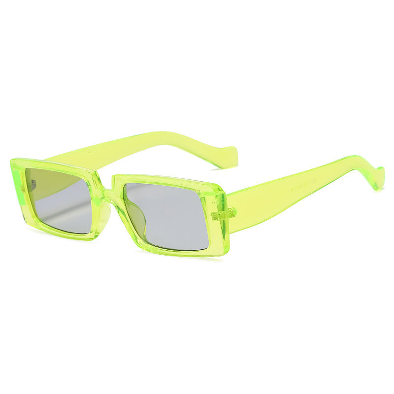 Wholesale PC Square Transparent Color Sunglasses