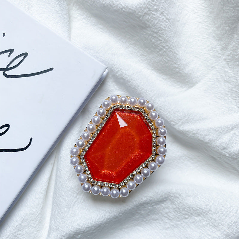 Wholesale Plastic Pearl Air Cushion Mobile Phone Holders