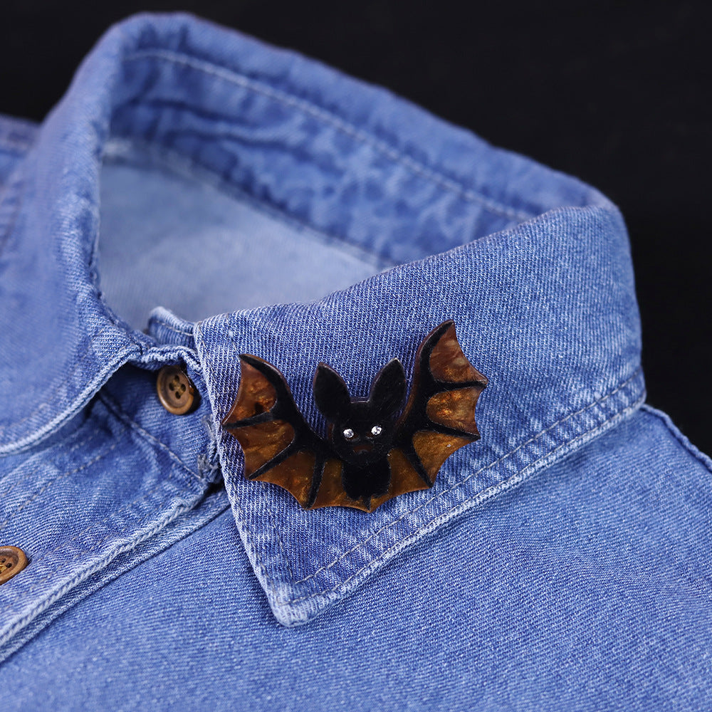 Wholesale Gothic Halloween Acrylic Cartoon Animal Brooch