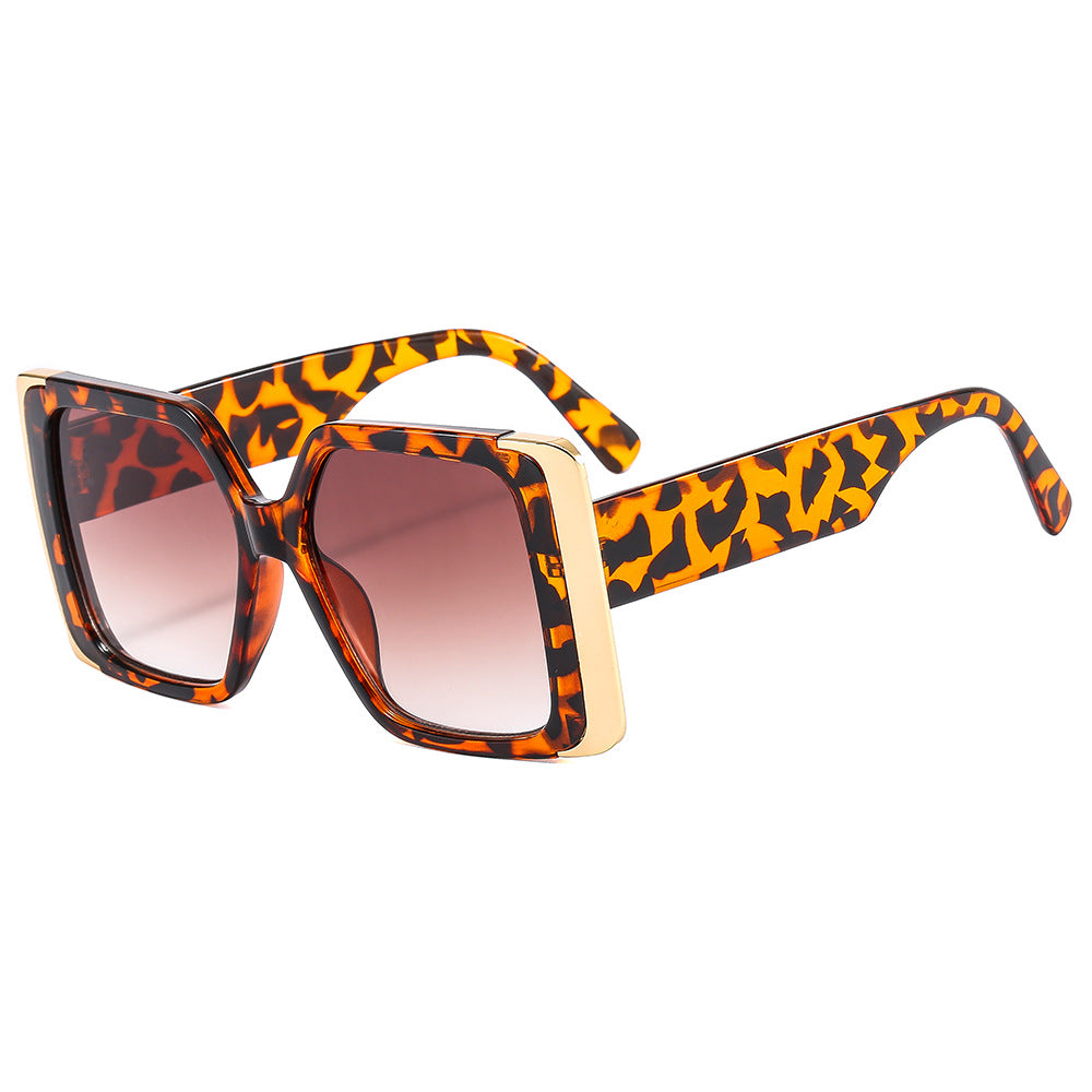 Wholesale Metal Frame Large Frame PC Sunglasses