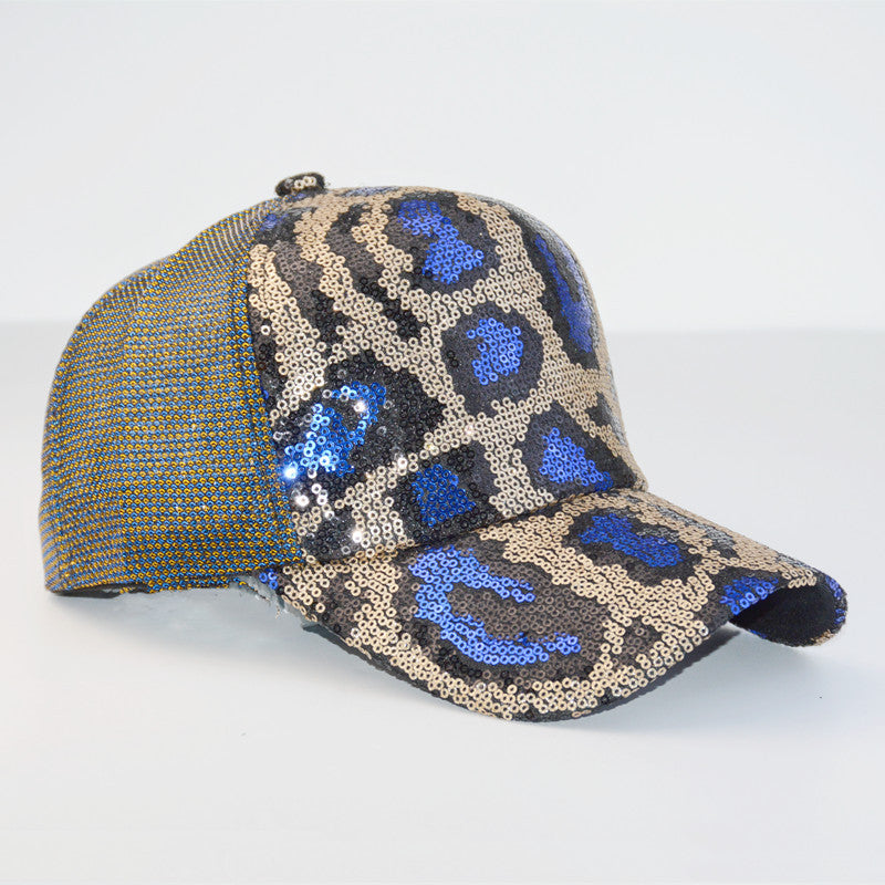Wholesale Cotton Sequin Casual Sunscreen Baseball Cap