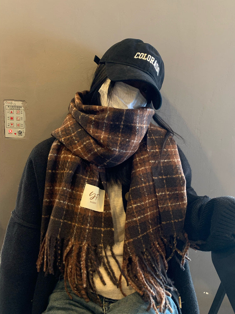 Wholesale Imitation Cashmere Warm Vintage Scarf