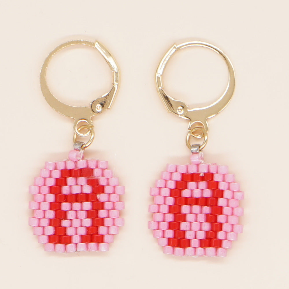 Pendientes De Cristal De Alfabeto Hechos A Mano Bohemios al por mayor