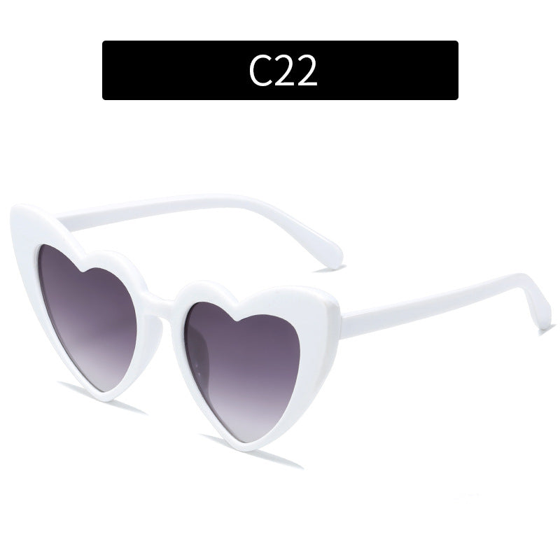 Wholesale Multicolor Heart Sunglasses AC