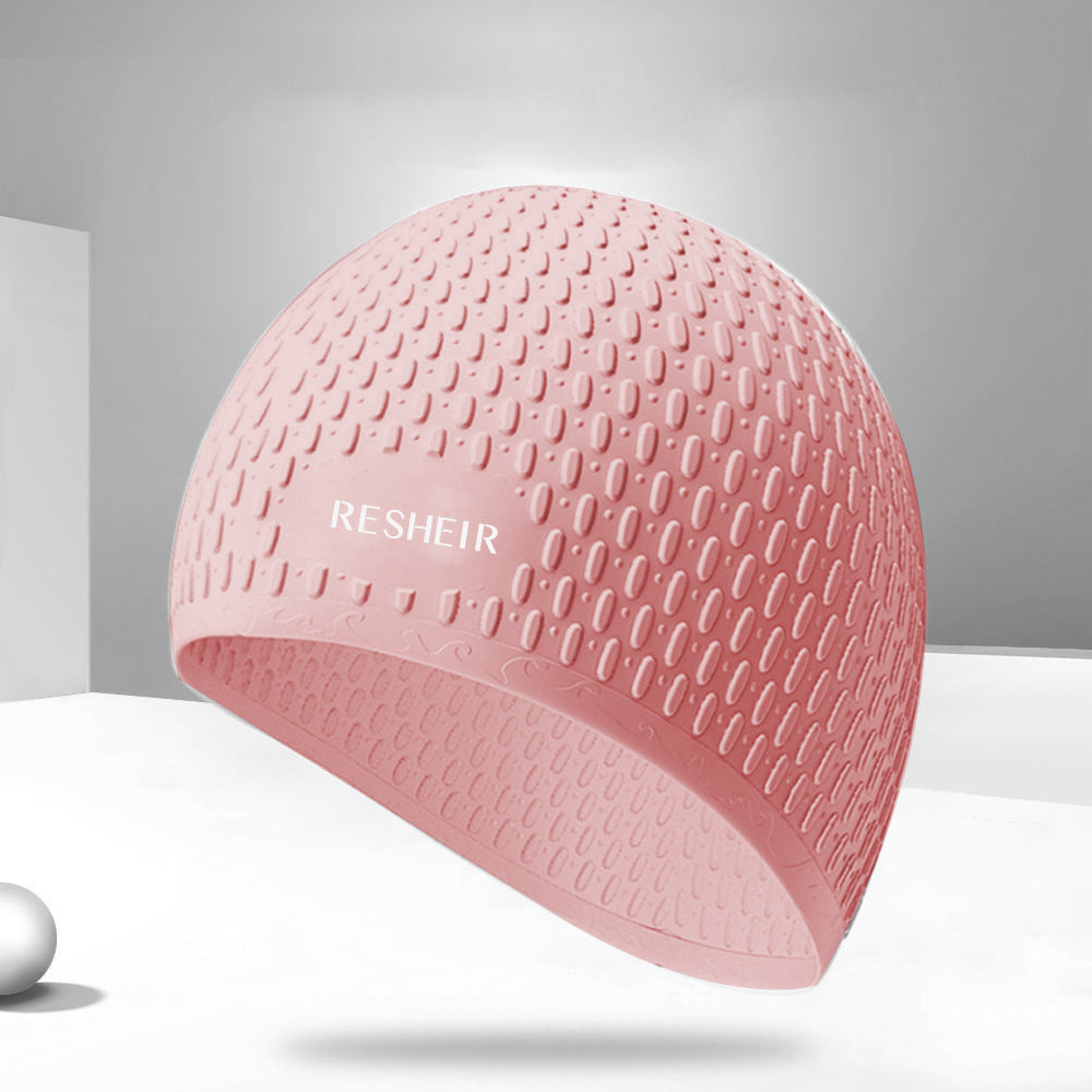 Wholesale Plus Size Bubble Silicone Swim Cap Swimwear