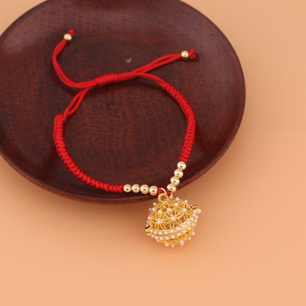 Wholesale Antique Enamel Diffuser Copper Bracelet