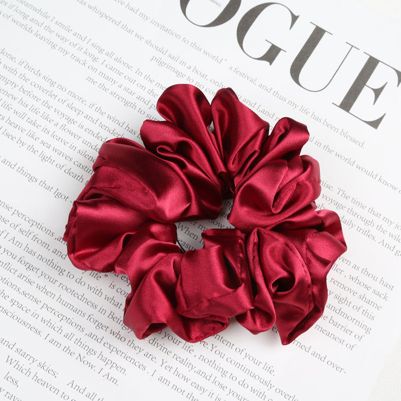 Gomas Para El Cabello Con Volantes De Terciopelo Grande Vintage al por mayor