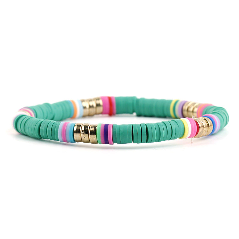 Wholesale Multicolor Soft Pottery Bracelet