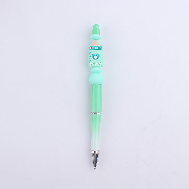 Wholesale Cartoon Baby Bottle Silicone DIY Bead Pen