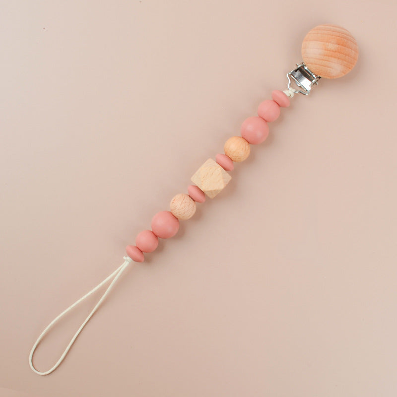 Wholesale Baby Pacifier Anti-drop Chain Silicone Baby Supplies