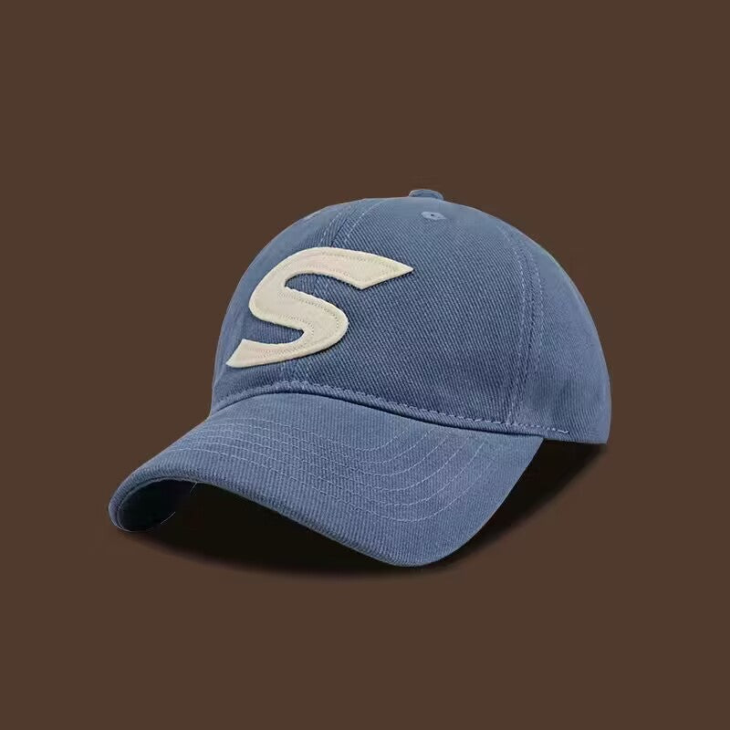 Wholesale Polyester S Letter Wide Brim Baseball Cap