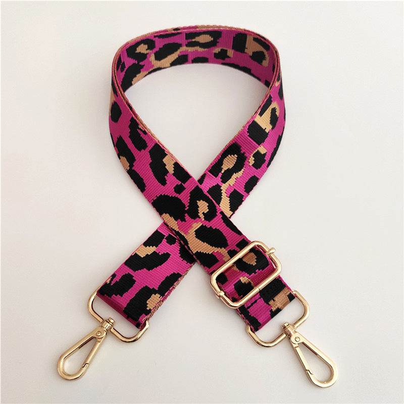 Wholesale Nylon Colorful Leopard Print Adjustable Shoulder Straps