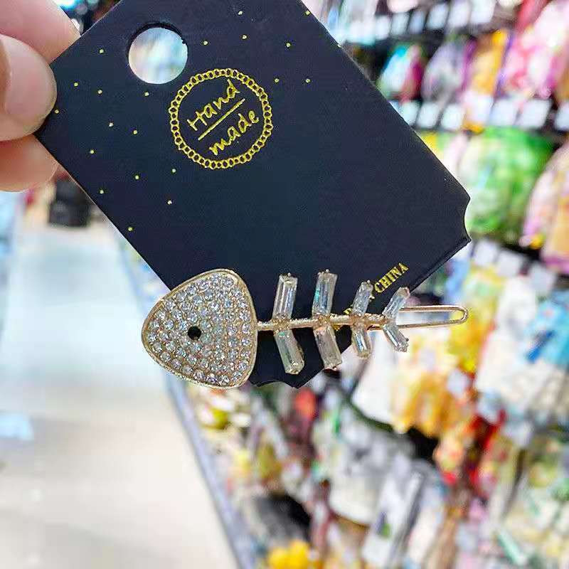 Wholesale Cute Fishbone Alloy Hair Clips