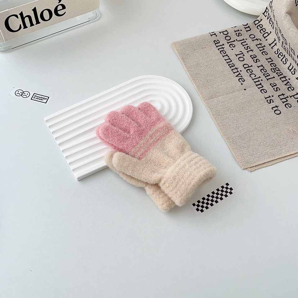 Wholesale Warm and Cute Children's Thickened Gloves