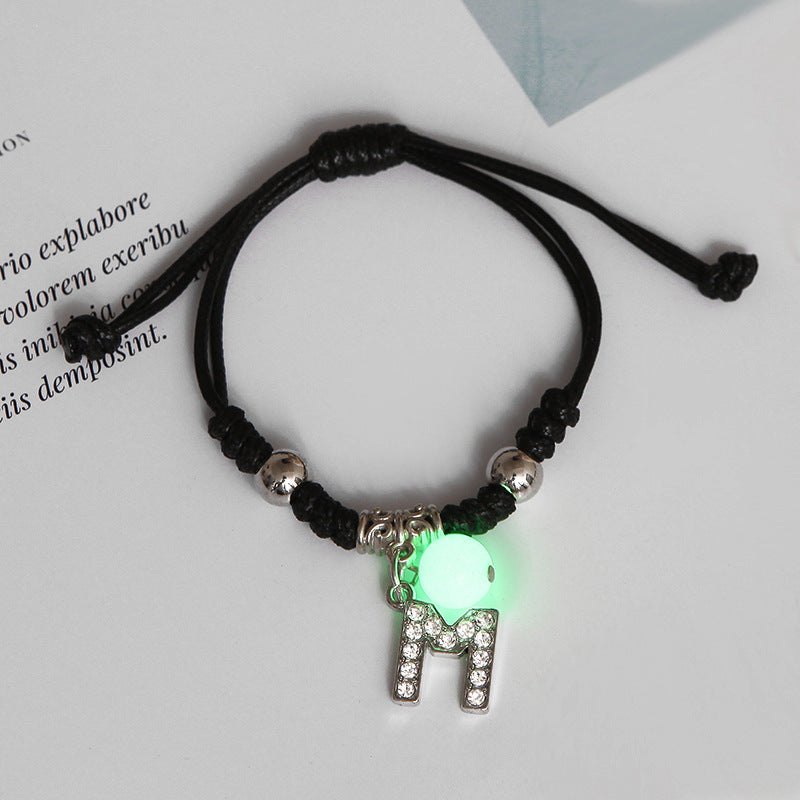 Pulsera Luminosa De Alfabeto Inglés De Aleación al por mayor