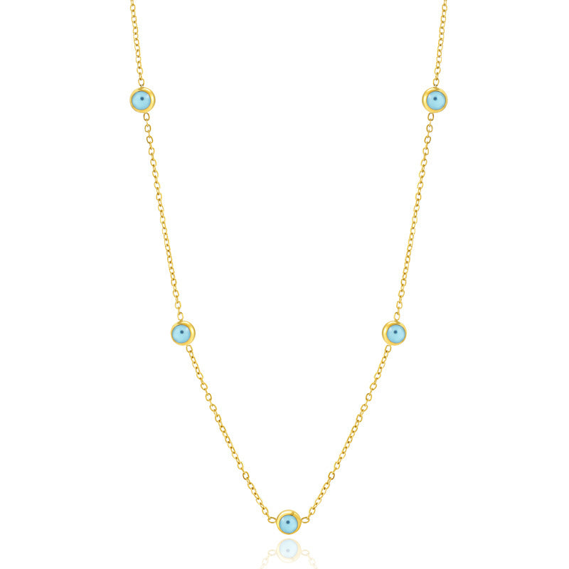 Wholesale Eye Stainless Steel Necklace