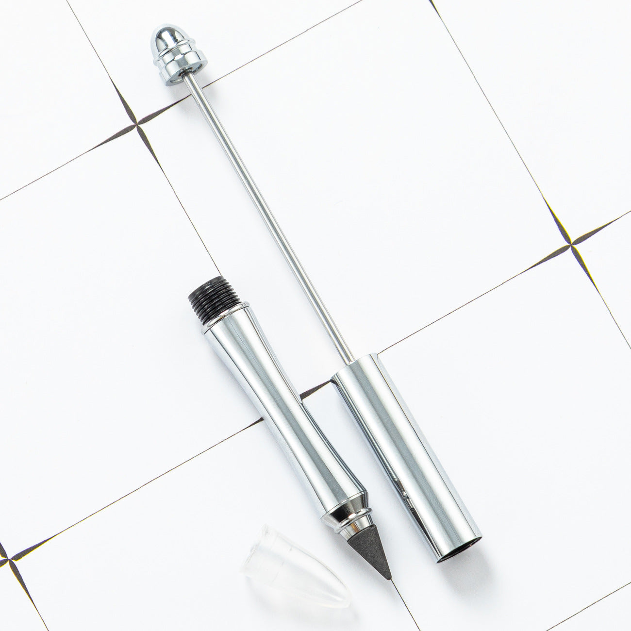 Wholesale Metal DIY Beadable Eternity Pencil Without Eraser