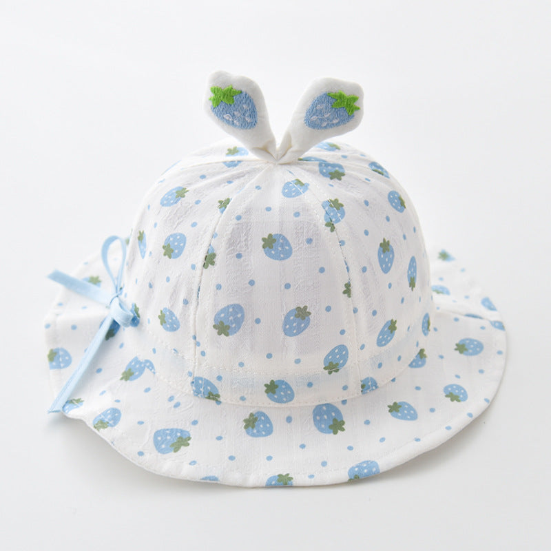 Wholesale Cotton Summer Thin Drawstring Adjustable Children's Fisherman Hat