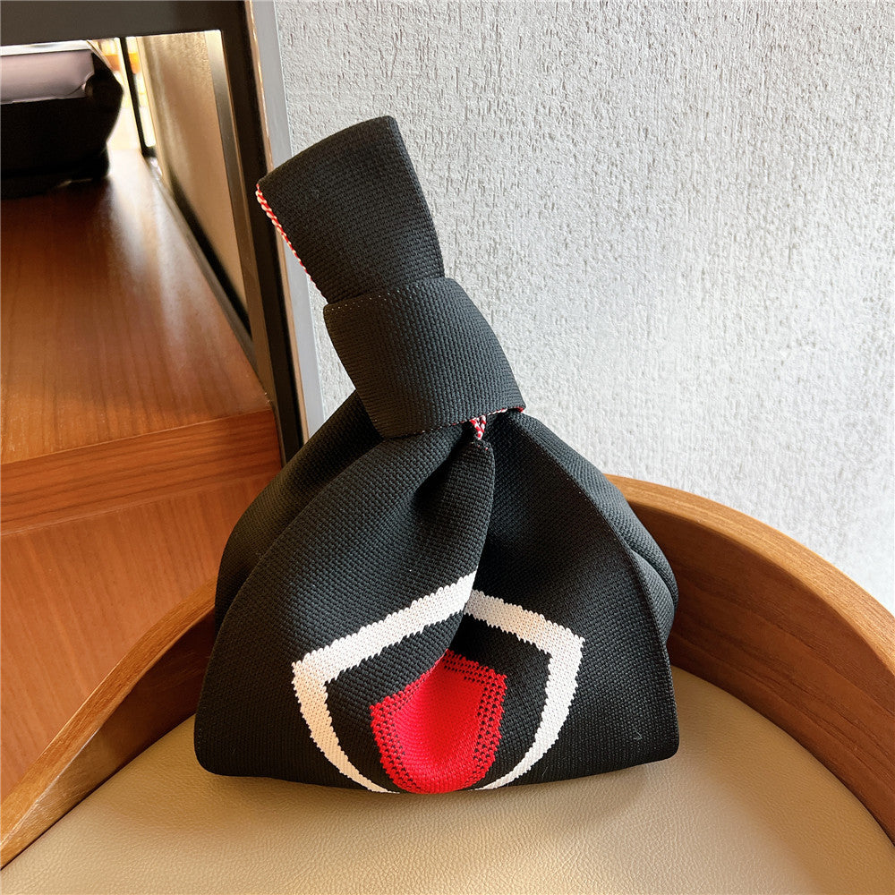 Bolsos de punto de poliéster al por mayor