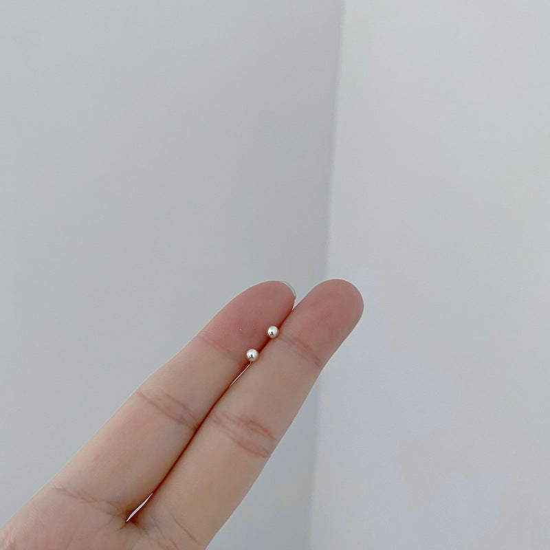 Conjunto De Aretes De Cobre De Corazón Plateado Plata al por mayor