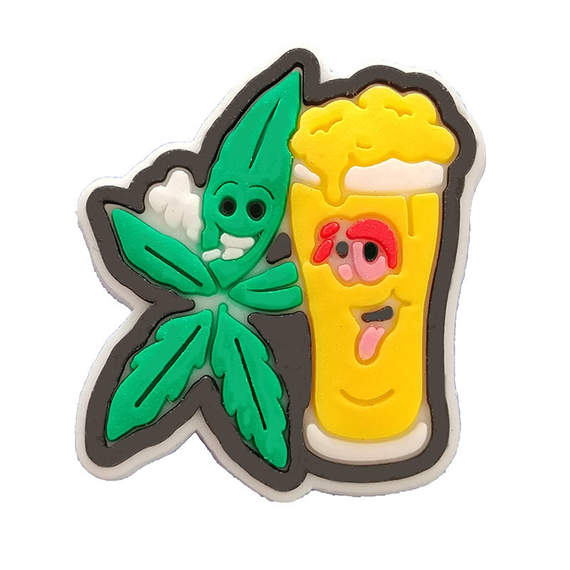 Wholesale 100PCS Cartoon DIY Silicone Shoe Buckle