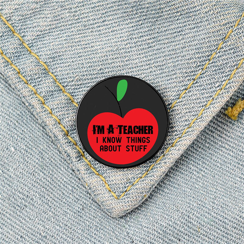 Wholesale Teacher's Day Gift Alloy Brooch