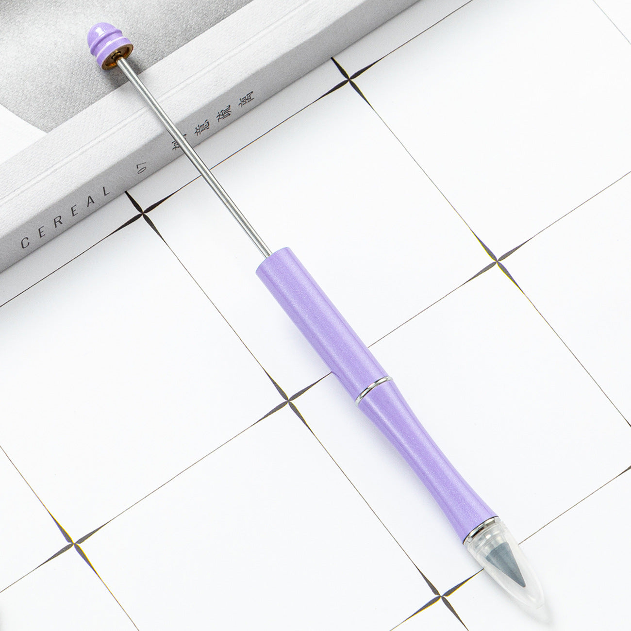 Wholesale Metal DIY Beadable Eternity Pencil Without Eraser