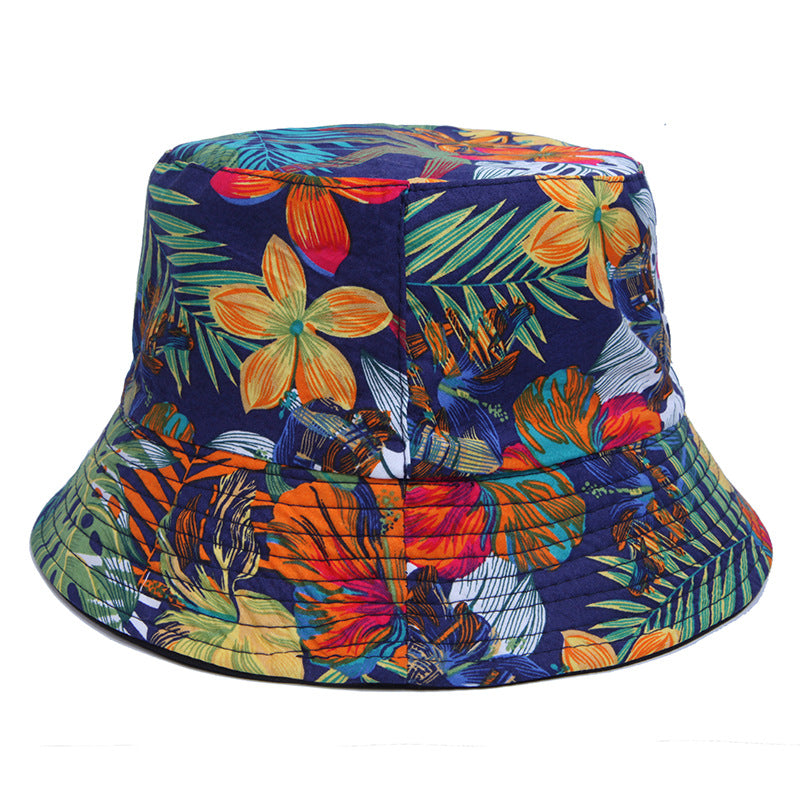 Wholesale Polyester Printed Wide Brim Bucket Hat