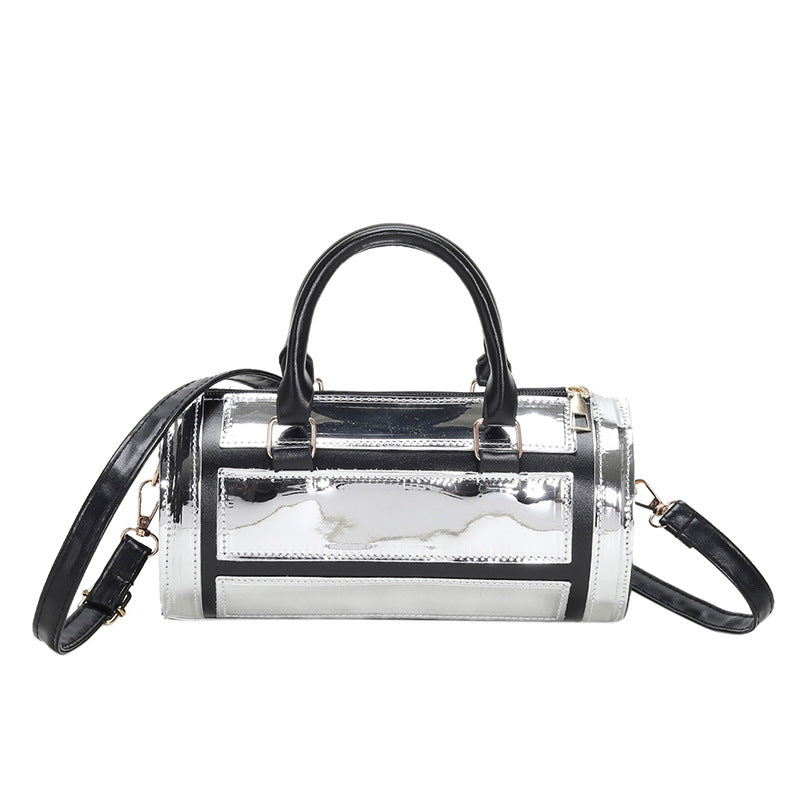 Bolsas de cuerpo de hombro de cilindro de color brillante al por mayor