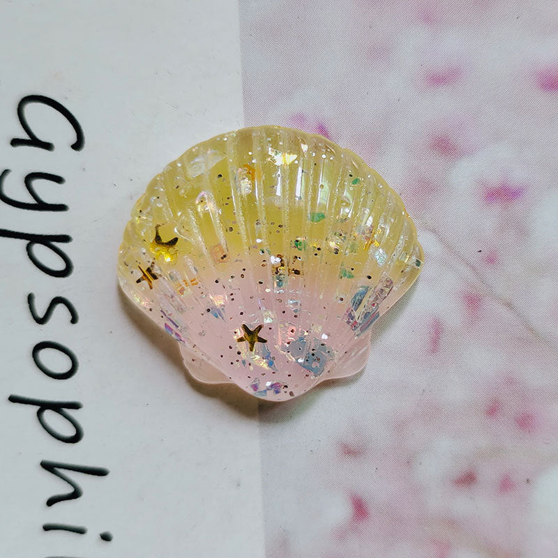 Wholesale Resin Seashell Sequins DIY Kids Accessories