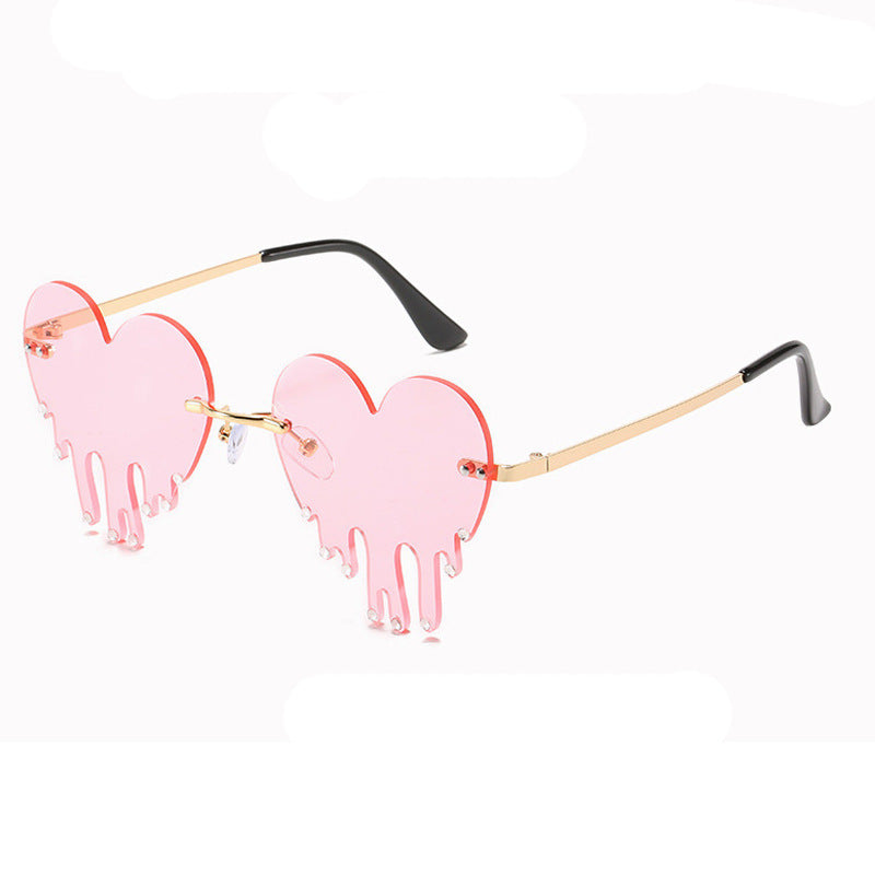 Wholesale Love Tears Drill PC Sunglasses