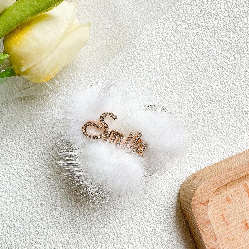 Tenedor del airbag del teléfono de la felpa del diamante artificial al por mayor