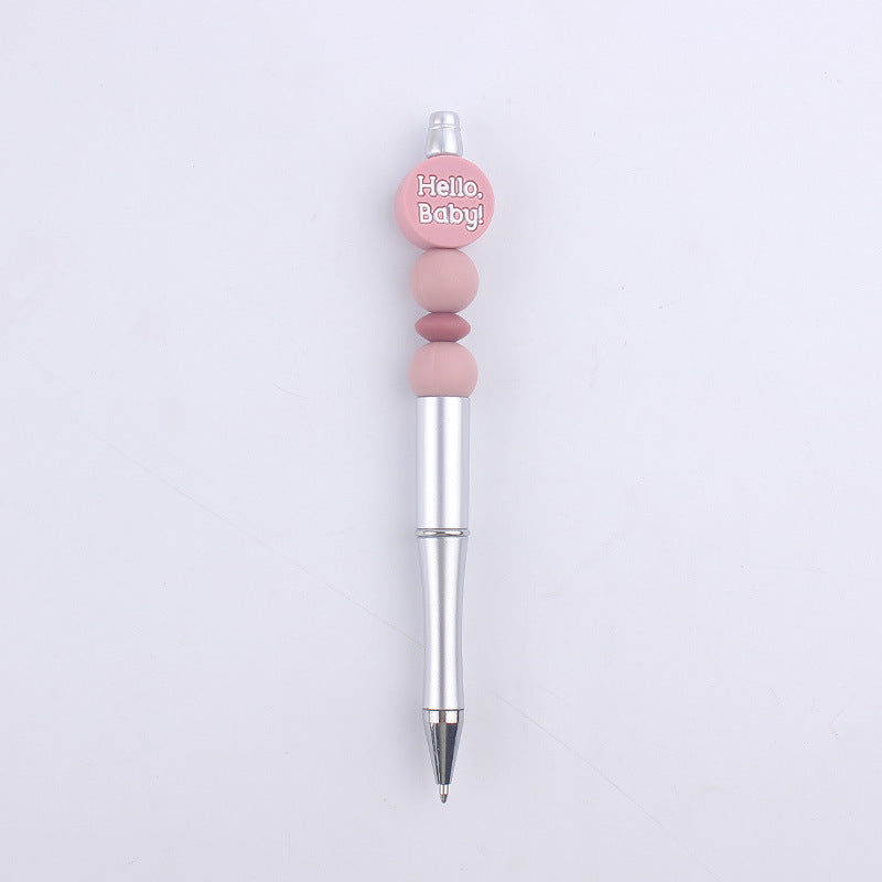 Wholesale Cartoon Baby Round Silicone DIY Bead Pen