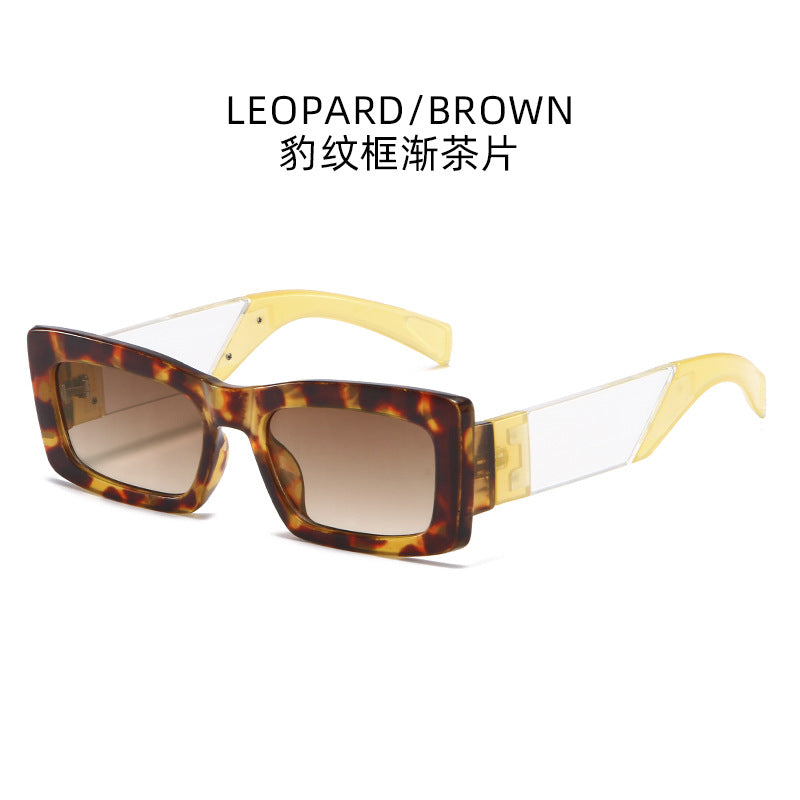 Wholesale PC Small Square Frame Color Matching Frame Sunglasses