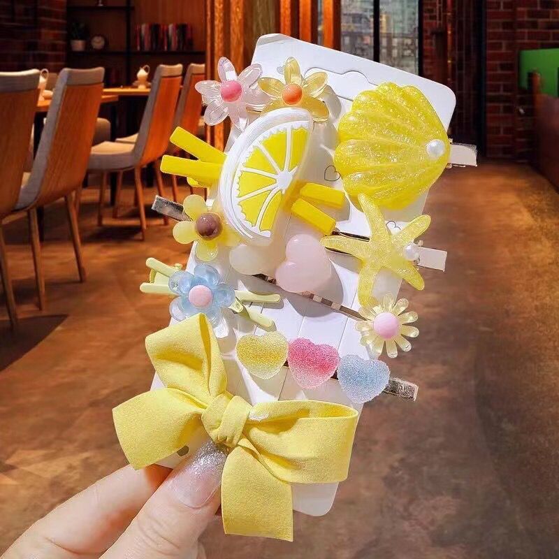 Wholesale Children's Broken Hair Fruit Resin Hairpin
