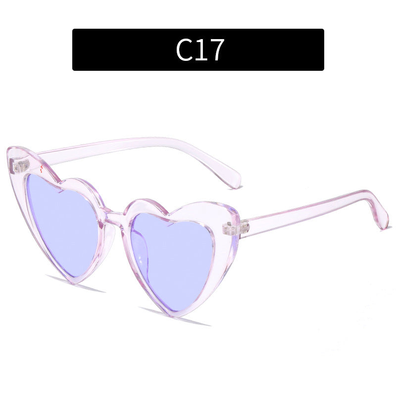 Wholesale Multicolor Heart Sunglasses AC
