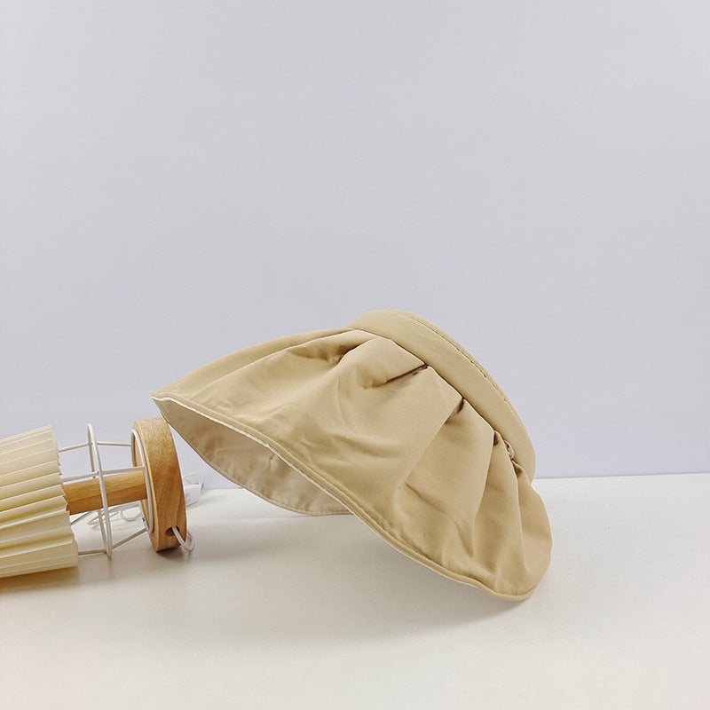 Wholesale Cotton Shell Big Brim Visor Empty Hat